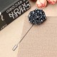 Exquisite Multicolor Flower Brooch Simple Style Beaded Floral Lapel Pin Unisex Clothing Accessories