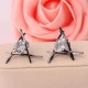 Exquisite Triangle Ear Stud Zircon Crystal Earrings