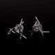 Exquisite Triangle Ear Stud Zircon Crystal Earrings