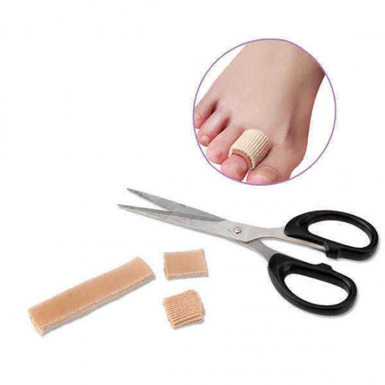 Fabric Gel Tube Bandage Finger & Toe Protectors Feet Pain Relief