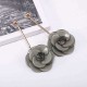 Fashion Acrylic Flower Long Earrings 4 Colors Sweet Jewelry Gift for Women