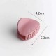 Fashion Acrylic Matt Pure Color Hair Clip Cute Round Cat Ear Shape Headwear Hair Accessories