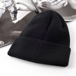 Fashion Casual Unisex Solid Color Soft Plain Ski Knit Beanie Hat