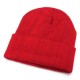 Fashion Casual Unisex Solid Color Soft Plain Ski Knit Beanie Hat