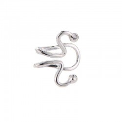 Fashion Ear Clip Earring Snake Bone Animal Matchstick Ear Cuff Earrings Ethnic Jewelry for Women