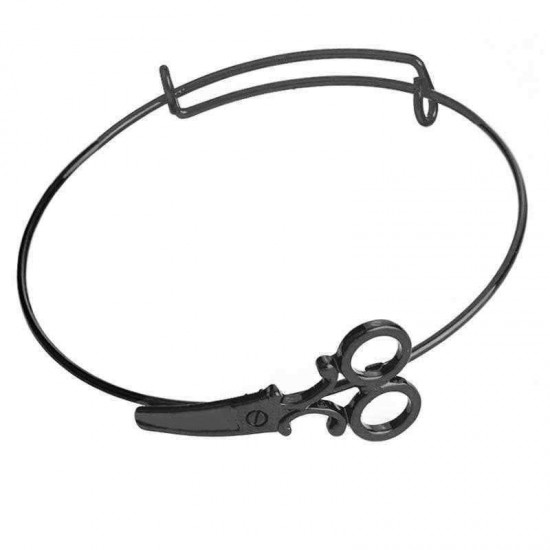 Fashion Hairdresser Shears Scissors Bracelet Bangle Charm Bracelets Adjustable Friendship Bracelets