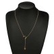 Fashion Hollow Star Moon Pendant Long Necklace Simple Minimalist Necklaces for Women