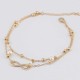 Fashion Infinity Knot Multilayer Women's Anklet Bead Pearl Ankle Bracelets Rings for Women