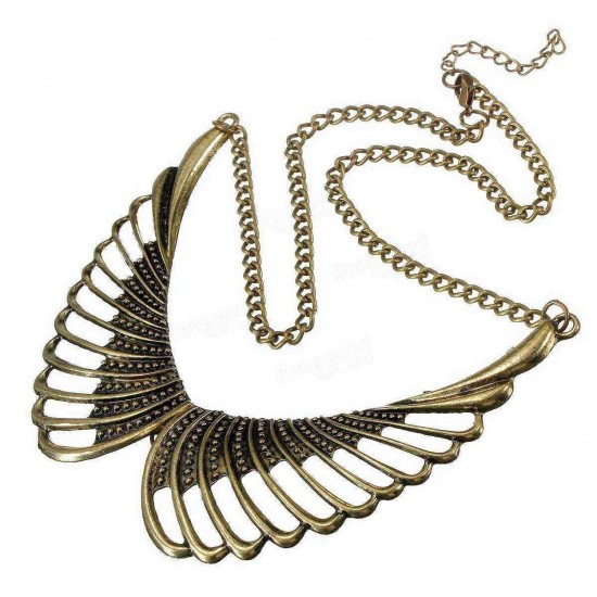 Fashion Joker Wing Fake Collar Statement Necklace Chain Women Jewelry