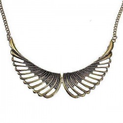 Fashion Joker Wing Fake Collar Statement Necklace Chain Women Jewelry