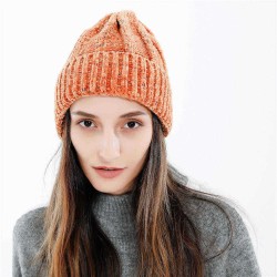 Fashion Mens Womens Thicken Earmuffs Ski Knit Hat Outdoor Winter Warm Bonnet Beanie