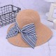 Fashion Outdoor Summer Sun Protection Wide Brimmed Floppy Hat With Bowknot for Women