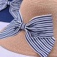 Fashion Outdoor Summer Sun Protection Wide Brimmed Floppy Hat With Bowknot for Women