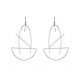 Fashion Platinum Plated Geometric Dangle Earrings Simple Style Piercing Ear Drop for Women Best Gift