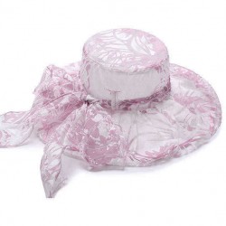 Fashion Printting Wide Brimmed Hat Packable Dress Bucket Hats UV Resistence Sunbonnet For Women