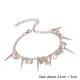 Fashion Sweet Gold Anklet Stars Tassels Two-layer Chain Barefoot Sandals Anklets for Girls Women