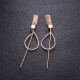 Fashion Temperament Wear Long Strips Column  Personality Wild Trend Female Earring