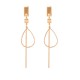 Fashion Temperament Wear Long Strips Column  Personality Wild Trend Female Earring