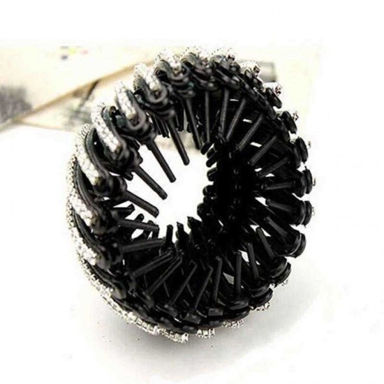 Female Ball Head Clip Buckle Hairpin Nest Hair Ring Plate Catch Clip Hair Accessories