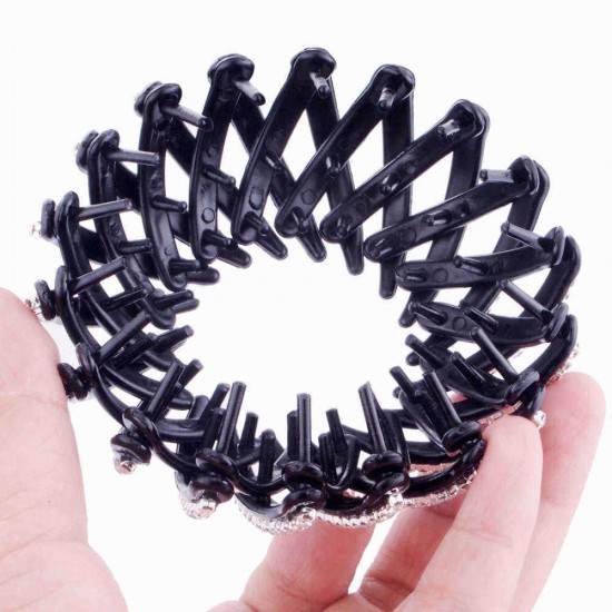 Female Ball Head Clip Buckle Hairpin Nest Hair Ring Plate Catch Clip Hair Accessories