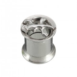 Flesh Tunnel Unisex Steel Rock Steel Ear Plug Stretcher Expander