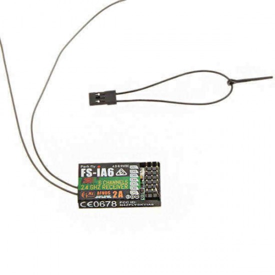 FlySky FS-iA6 2.4G 6CH AFHDS Receiver For FS-i10 FS-i6 Transmitter