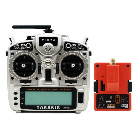 FrSky Taranis X9D Plus 2019 2.4G 24CH ACCESS ACCST D16 Mode2 Transmitter with R9M 2019 900MHz Long Range Transmitter Module