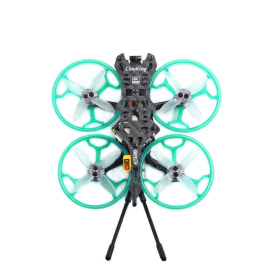 GEPRC CineKing 4K 95mm 3-4S 2 Inch FPV Racing Drone BNF/PNP 1105 5000KV Motor F4 FC OSD 12A BLheli_S ESC Caddx Tarsier HD Cam