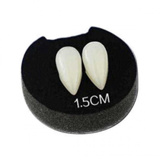 Get Coupons Halloween Cosplay Vampire Fangs Werewolf Teeth Fancy Dress Costume Accessory Tooth