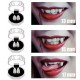 Get Coupons Halloween Cosplay Vampire Fangs Werewolf Teeth Fancy Dress Costume Accessory Tooth