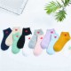 Girls Women Cotton Love Heart Socks Casual College Style Soft Ankle Low Boat Socks