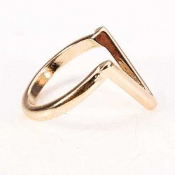 Gold Silver Plated V Shape Arrow Shape Knuckle Finger Ring