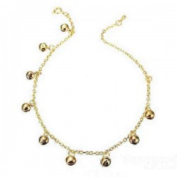 Golden Bells Metal Anklet Bracelet Foot Chain Women Jewelry