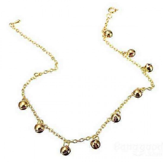 Golden Bells Metal Anklet Bracelet Foot Chain Women Jewelry