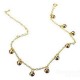 Golden Bells Metal Anklet Bracelet Foot Chain Women Jewelry