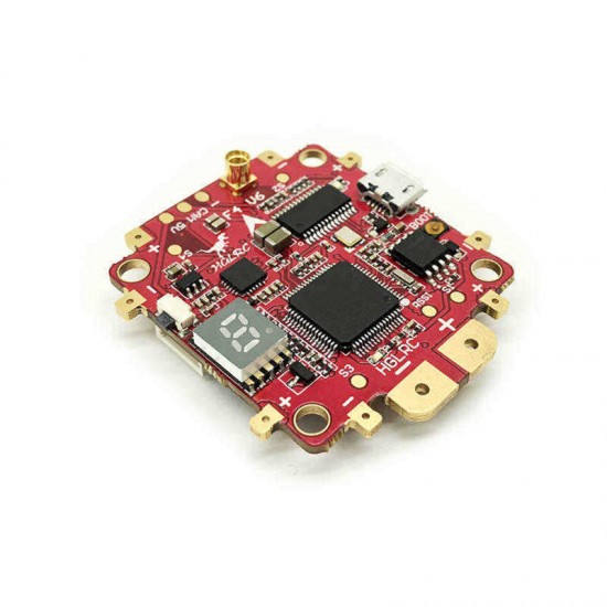 HGLRC F4 V6PRO Flight Controller 5.8G 48CH 0/25/100/200/400/600mW VTX Raceband 5V BEC PDB OSD