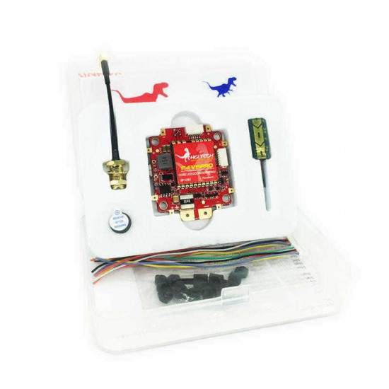 HGLRC F4 V6PRO Flight Controller 5.8G 48CH 0/25/100/200/400/600mW VTX Raceband 5V BEC PDB OSD