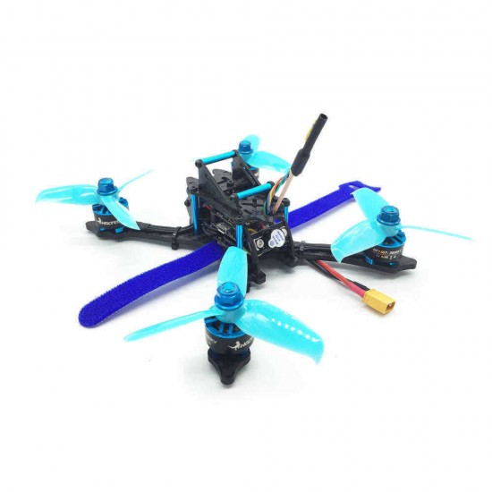 HGLRC XJB-145MM FPV Racing Drone BNF Compatible FrSky XM+ Receiver Omnibus F4 28A 2-4S Blheli_S ESC