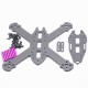 HSKRC TWE210 210mm Wheelbase 4mm Arm 3K Carbon Fiber X Type FPV Racing Frame Kit for RC Drone