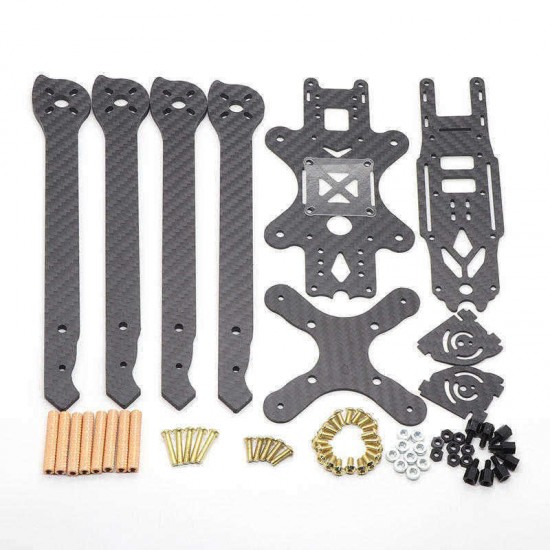 HSKRC XL5/6/7/8/9 232/283/294/360/390mm Carbon Fiber FPV Raicng Frame kit for RC Drone