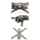 HSKRC XL5/6/7/8/9 232/283/294/360/390mm Carbon Fiber FPV Raicng Frame kit for RC Drone