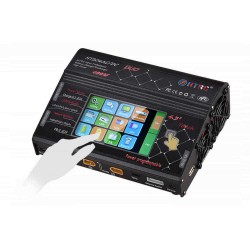 HTRC HT206 DUO AC/DC 2X200W 2X20A 4.3 Inch LCD Touch Screen Dual Battery Balance Charger Discharger