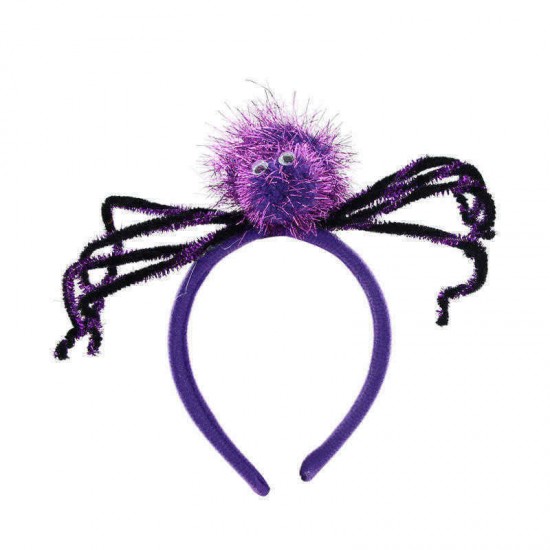 Halloween Hair Band Spider Pattern Party Hair Accessories Hair Hoop