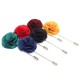 Handmade Fabric Lapel Boutonniere Brooch Pin Men's Accessories