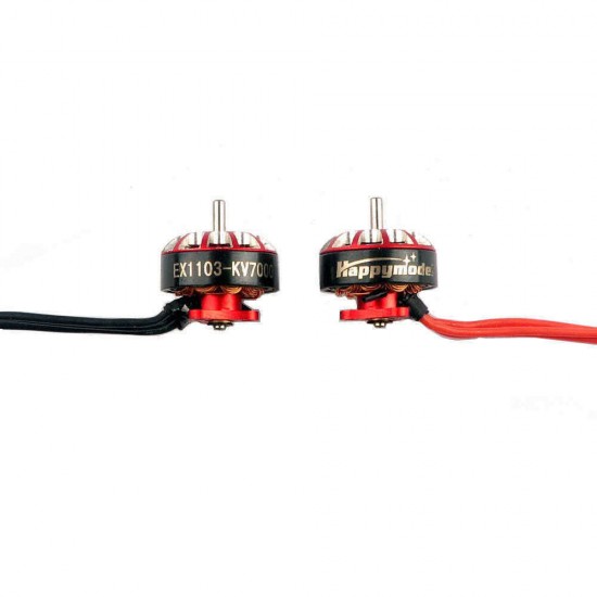 Happymodel Larva X Spare Part EX1103 1103 7000KV 2-3S Brushless Motor for RC Drone FPV Racing