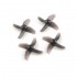 Happymodel Mobula7 Part 40mm 1.0mm Hole 4-Blade Propeller 2 CW & 2 CCW for 0603 0703 0802 Motor