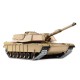 Heng Long 6.0 Version 3918-1 1/16 2.4G M1A2 Rc Car Battle Tank Metal Track with Sound Smoke Toy