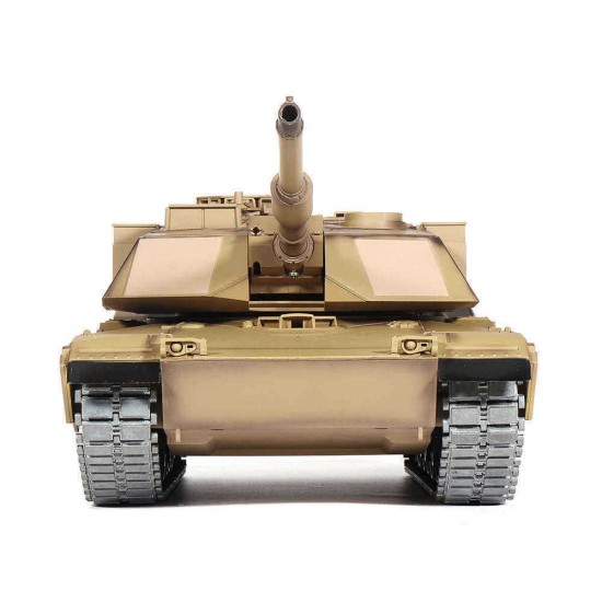 Heng Long 6.0 Version 3918-1 1/16 2.4G M1A2 Rc Car Battle Tank Metal Track with Sound Smoke Toy