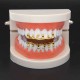 Hip Hop Copper Teeth Decoration Teeth Drip Braces Lower Bottom Cap Tooth Caps Body Jewelry