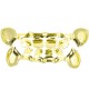 Hip-hop Gold Plated Fangs Teeth Grillz Caps Top&Bottom Grill Unisex